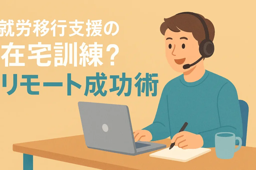 就労移行支援の在宅訓練？リモート成功術