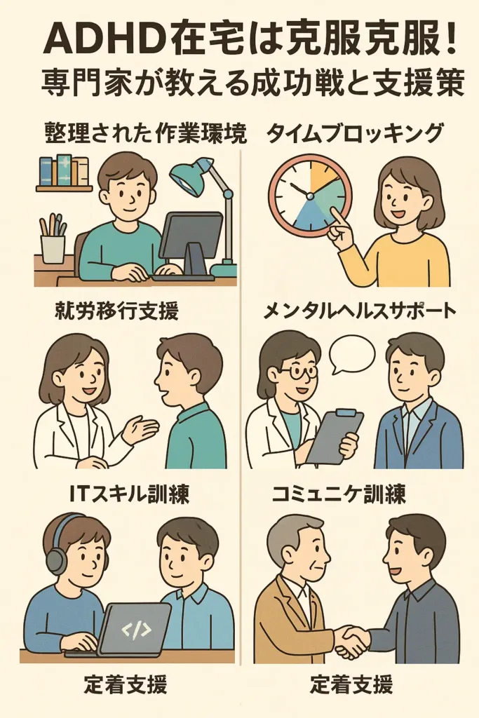 「ADHD 在宅 無理」を克服！専門家が教える成功戦略と支援策