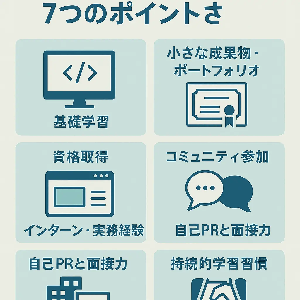 未経験からITエンジニア就職を成功させるためのポイント