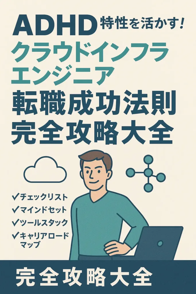 ADHD特性を活かす！クラウドインフラエンジニア転職成功法則完全攻略大全
