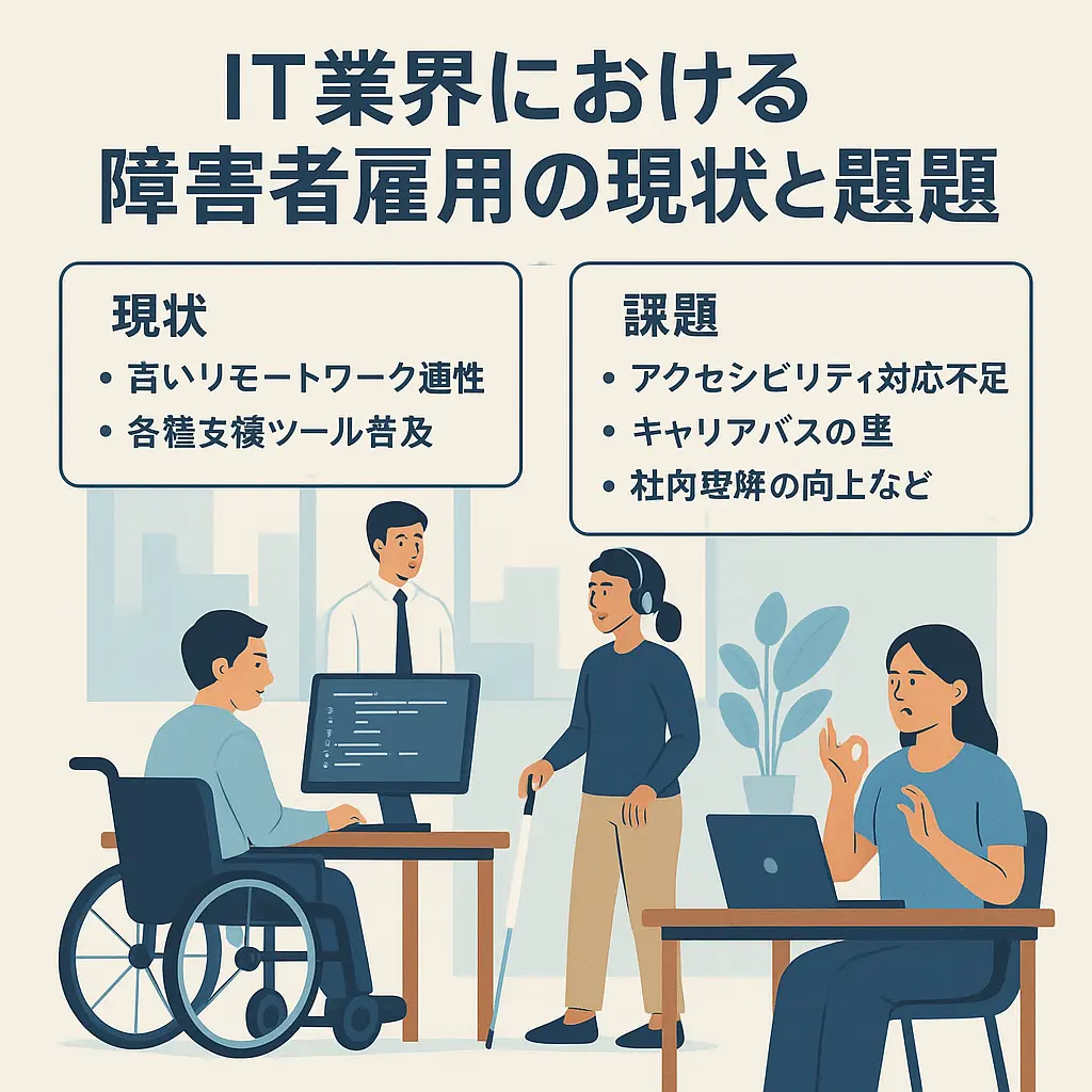 IT業界における障害者雇用の現状と課題
